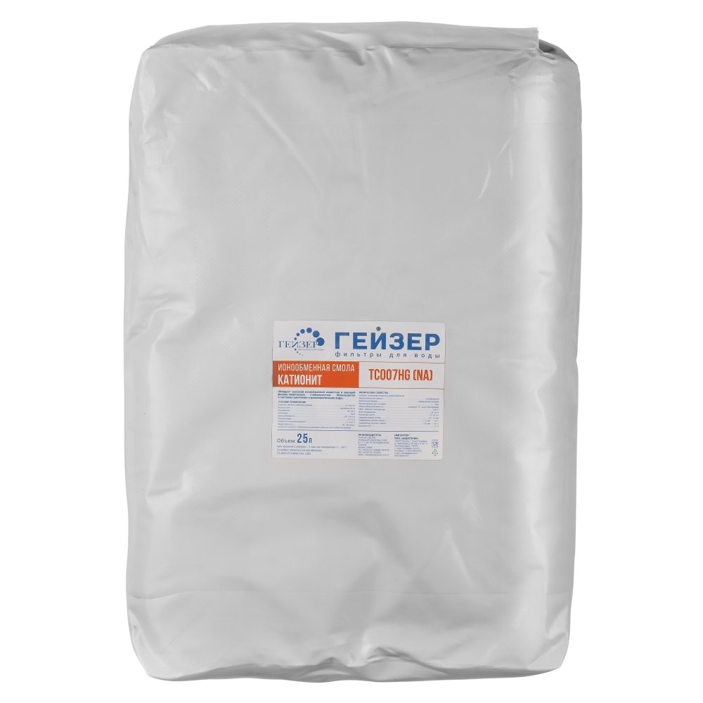 Ионообменная смола TC007HG (Na+), 25л