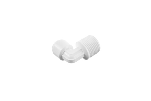 Фитинг угловой 1/4" - 3/8" трубка-резьба ME0406