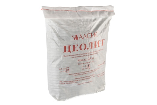 Цеолит (фр.0,7-1,5мм), 25кг/26л